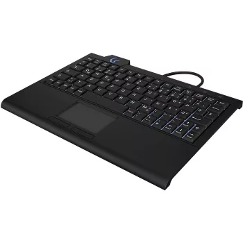 KeySonic KSK-3210ELU (DE) klawiatura Dom USB QWERTZ niemiecki Czarny
