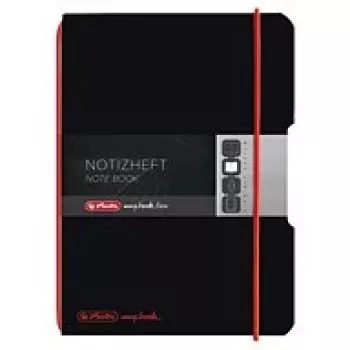 Notesownik Herlitz 11361599 A6 40 arkuszy Czarny
