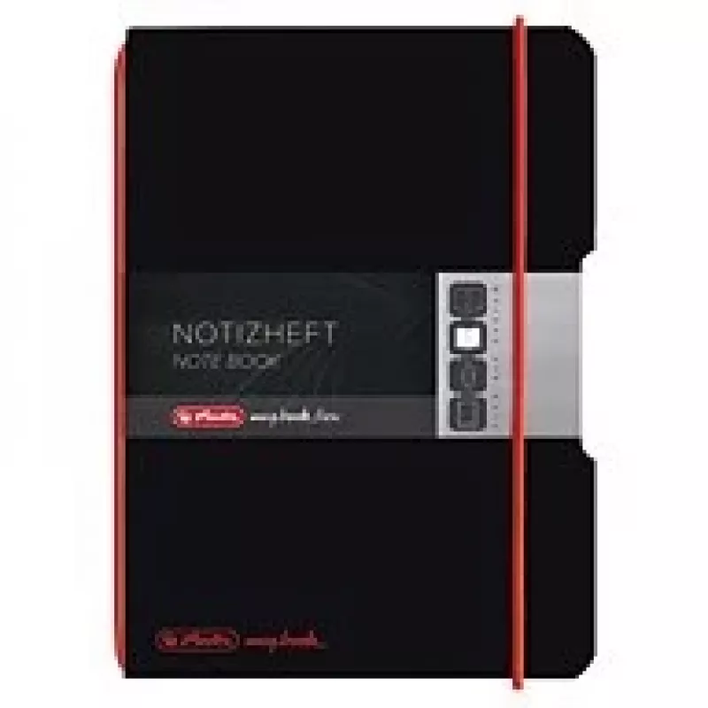 Notesownik Herlitz 11361599 A6 40 arkuszy Czarny
