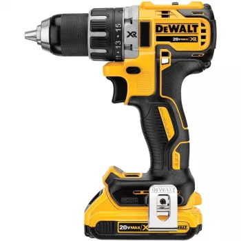 Wiertarko-wkrętarka akumulatorowa DeWalt DCD791D2-QW, 18V Li-Ion, 2×2Ah akumulatory, bezkluczowy uchwyt 13 mm, 70 Nm, 1,5 kg