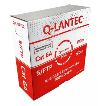Q-LANTEC S/FTP kat.6A kabel sieciowy, skrętka, LSOH