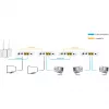 Bridge sieciowy ALLNET ALL-GHN102-COAX Przewodowy IEEE 802.3ab