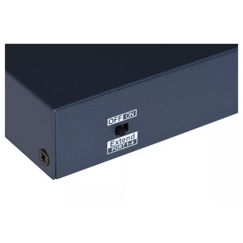 Hikvision DS-3E0106HP-E sieciowy Links Unmanaged Fast Ethernet (10/100) PoE Support niebieski