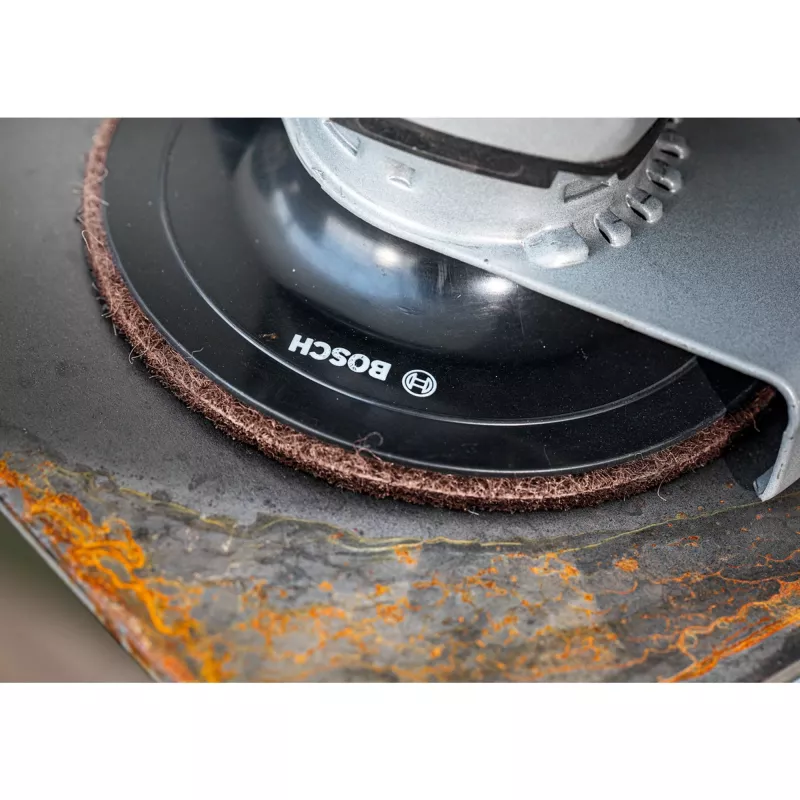 Bosch Expert N880 - Polierfilz - für Edelstahl, nicht eisenhaltiges Metall, universell einsetzbar, Stahlplatten, Farbe auf Holz - 20 Stücke - Scheibe 