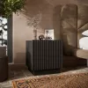 Zestaw szafek nocnych Cama LIVERTI 45x42x47 cm, czarne, MDF/płyta wiórowa, rama 16 mm
