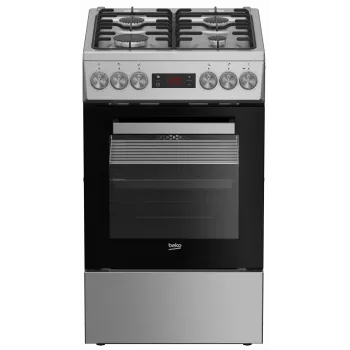 Kuchenka gazowa z piekarnikiem elektrycznym BEKO FSM52321DXDT stal nierdzewna 50 cm, klasa energetyczna A