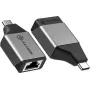 ALOGIC Ultra Mini - adapter sieciowy - USB-C 3.2 Gen 1 - Gigabit Ethernet x 1 - Space-szary (ULCGEMN-SGR)