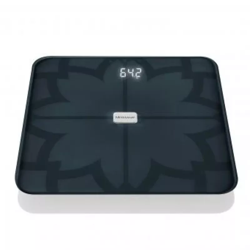 Waga diagnostyczna Medisana BS 450, maks. 180 kg, czarna, Bluetooth, czujniki ITO (40510)