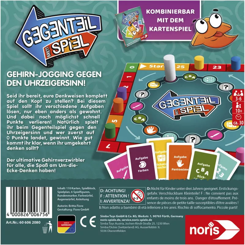 Gegenteil gra planszowa, gra logiczna