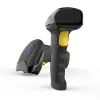 Bezprzewodowy skaner kodów kreskowych QOLTEC 50856 — ręczny, przewodowo-bezprzewodowy, 1D i 2D, interfejs USB, obudowa ABS, 170×62×100 mm, 203 g