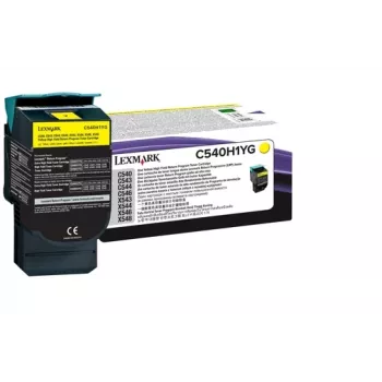 Kaseta z tonerem Lexmark C540H1YG 1000 stron Żółty