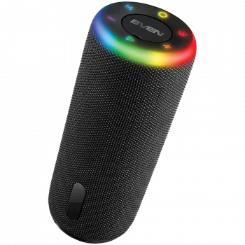 Głośnik przenośny 2.0 SVEN PS-150, czarny, moc wyjściowa 10W (2x5W) (RMS), TWS, Bluetooth, FM, USB, bateria litowa 1800 mAh