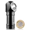 Latarka LED 3 tryby pracy 10 W 500 lumenów aluminiowa obudowa ładowana wodoodporna FL-55R Dripple - Everactive