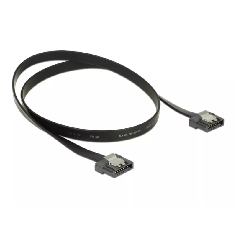 Kabel SATA DeLOCK 83841 0,5 m SATA III 7-pin Czarny
