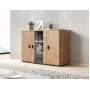 Cama sideboard 120 cm SOHO S7 lefkas oak/Czarny