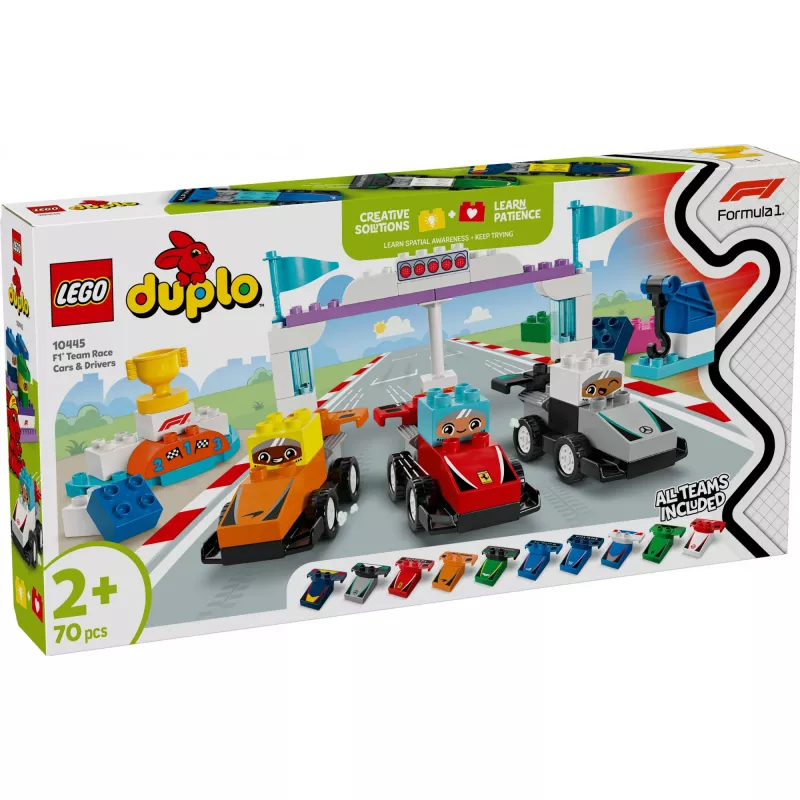 LEGO DUPLO 10445 Wyścigowe Samochody i Kierowcy F1
