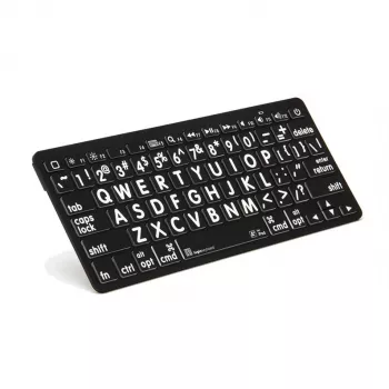Klawiatura Logickeyboard LKB-LPWB-BTON-DE Uniwersalna Bluetooth QWERTZ Niemiecka Czarna