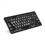 Klawiatura Logickeyboard LKB-LPWB-BTON-DE Uniwersalna Bluetooth QWERTZ Niemiecka Czarna