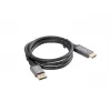 Kabel DisplayPort (M) - HDMI (M) 1M 4K czarno-srebrny