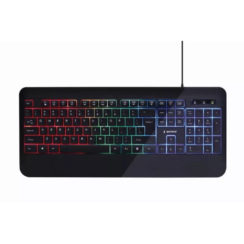 Klawiatura multimedialna USB ENG/CZARNA KB-UML-03 GEMBIRD