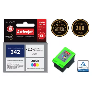 Activejet AH-342R Tusz (zamiennik HP 342 C9361EE; Premium; 21 ml; kolorowy)