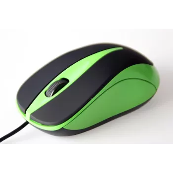 Wiczerwony Optical mysz 800dpi Czarny & green MT1091G