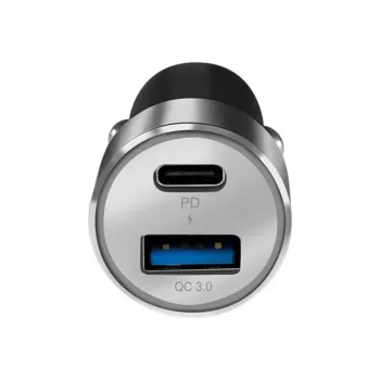 LogiLink Auto-Power Supply - 36 Watt - 3 A - PD 3.0, QC 3.0 - 2 porty wyjściowe (USB, 24-pin USB-C)