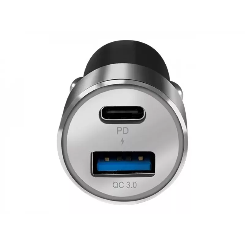 LogiLink Auto-Power Supply - 36 Watt - 3 A - PD 3.0, QC 3.0 - 2 porty wyjściowe (USB, 24-pin USB-C)