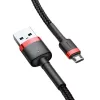 Kabel Micro USB Baseus Cafule 1.5A 2m (czerwony i czarny)