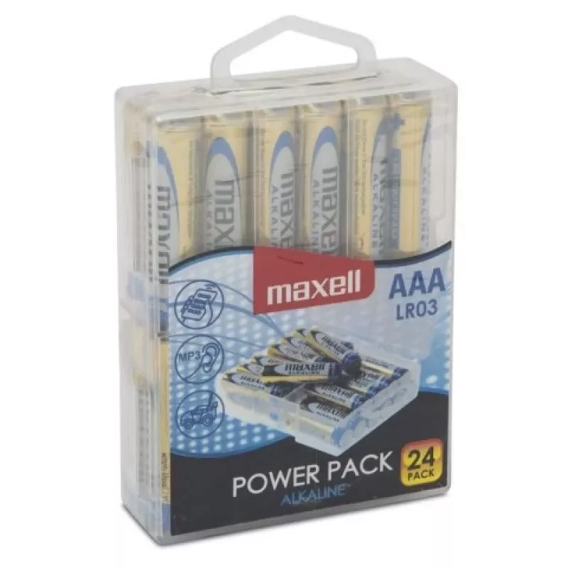 Bateria MAXELL Alkaline LR03, VALUE BOX 24 szt.