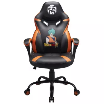 Fotel gamingowy PC Subsonic SA5573-D4 Tapicerowane wyściełane siedzisko Czarny Pomarańczowy