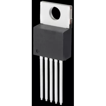Regulator napięcia obniżający Texas Instruments LM2575 HVT-5.0, stałe wyjście 5,0 V, wejście 4–60 V, obudowa SO-220-5