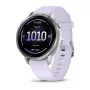 Garmin Venu 4 3,05 cm (1,2) AMOLED 41 mm Cyfrowy 390 x 390 pikseli Dotykowy Srebrny Wi-Fi GPS (satelitarny)