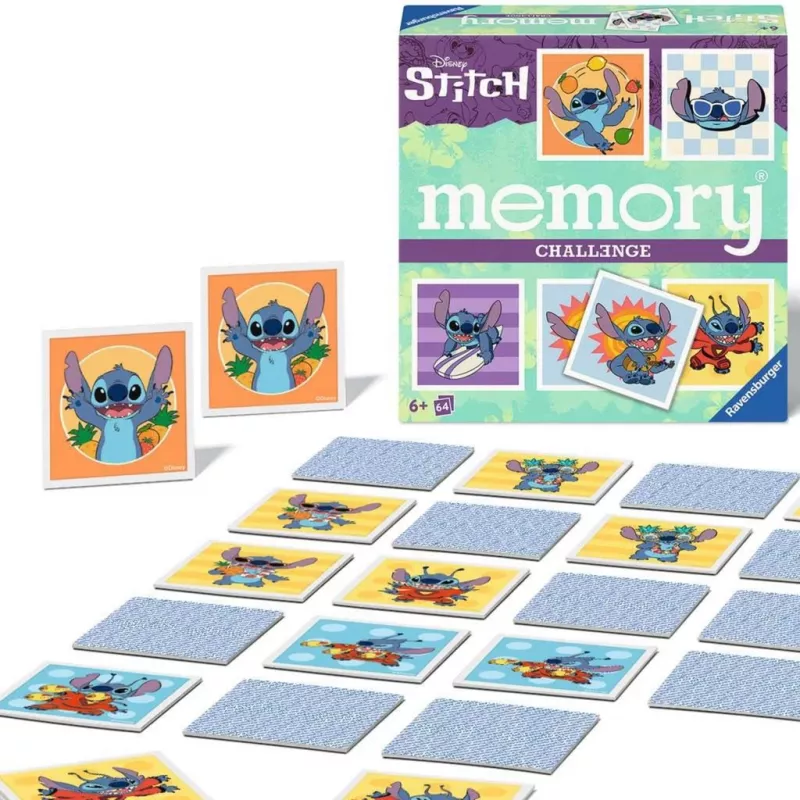 Challenge memory Disney Stitch, Gra Memory