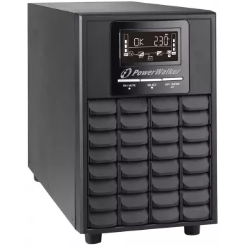 Zasilacz awaryjny (UPS) PowerWalker VFI 1000 CG PF1 z podwójną konwersją (Online) 1 kVA 1000 W 4 gniazda AC