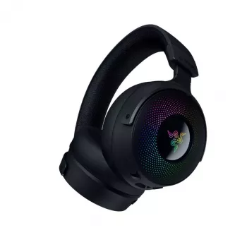 Zestaw słuchawkowy Razer Kraken V4 Pro, przewodowy i bezprzewodowy, pałąk, gaming, USB Type-A, Bluetooth, czarny