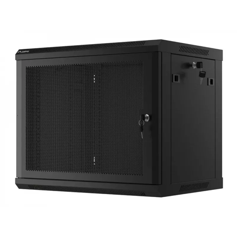 Szafa wisząca LANBERG WF01-6409-23B 9U, 60 kg, IP20, 600×450×512 mm, czarna