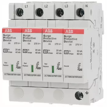 Ogranicznik przepięć ABB OVRT23N40-275PQ 2CTB803973R1100 — Typ OVRT23N40-275PQ, do układów TN/TT