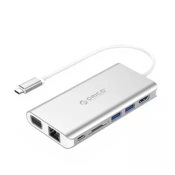 Hub USB 3.0 4-portowy aluminiowy, extra digital XC-304-SV-PRO
