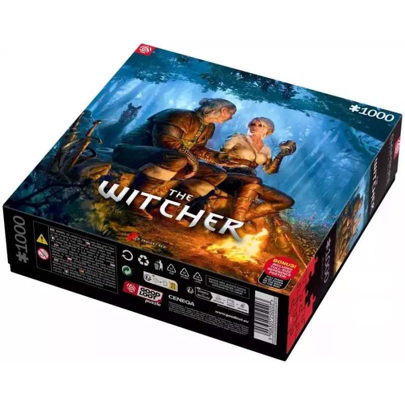 Good Loot Gaming Puzzle: Wiedźmin Podróż Ciri, 1000 elementów