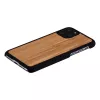 Etui na smartfona man and wood do iPhone 11 Pro — wykończenie cappuccino Czarny