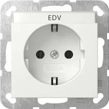 Schuko socket outlet Gira System 55 Reinwei model 445703