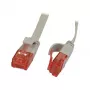 Kabel krosowy RJ45 - CAT6 250MHz - 3m szary - UTP(U/UTP) - PVC - płaski - Synergy 21 -