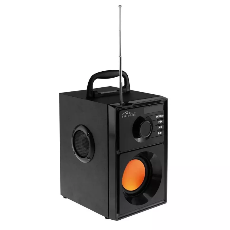 Media-Tech BOOMBOX BT 15 W Przenośny głośnik stereo Czarny