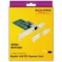 DeLock Karta PCI Express > 1 x Gigabit LAN - Karta sieciowa - PCIe 2.1 Low-Profile - Gigabit Ethernet