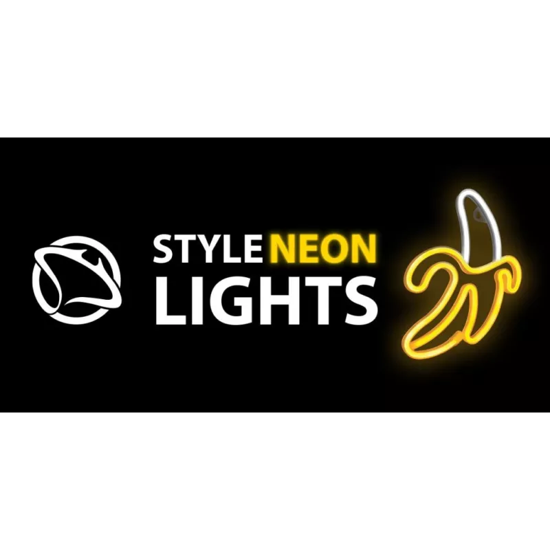 Dekoracyjne neonowe światło MANTA SNL01WHT — jasny kolorowy design, oświetlenie akcentujące do montażu na ścianie