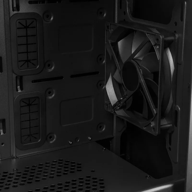 Obudowa PC MODECOM Oberon Pro Midi Tower, szkło hartowane, microATX/ATX, 7 slotów, GPU 395 mm, 2x3,5 cala + 3x2,5 cala zatoki, USB 3.2 Gen1