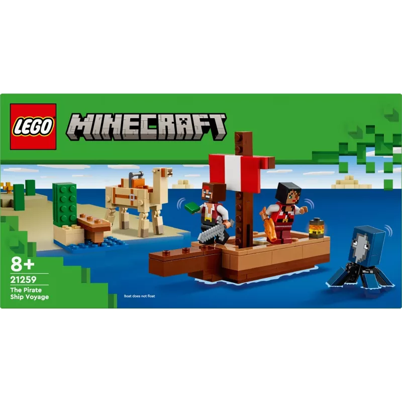 LEGO MINECRAFT 21259 Rejs Pirackiego Statku