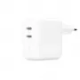 Ładowarka do urządzeń mobilnych Apple MW2K3ZM/A 2 porty USB typu C biała