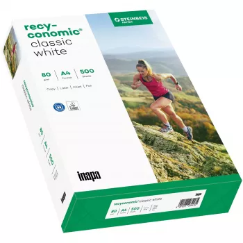 Recyconomic Classic biały A4, papier DIN A4 (500 arkuszy), 80 g/m²